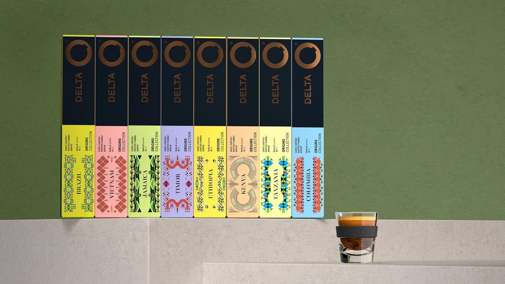 Delta Q capsule range in colour