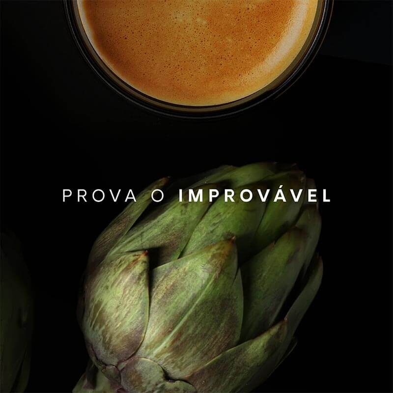 Social post: taste the improbable