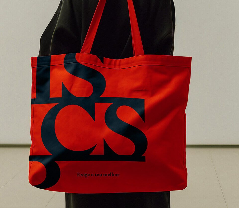 Red ISCSP tote bag