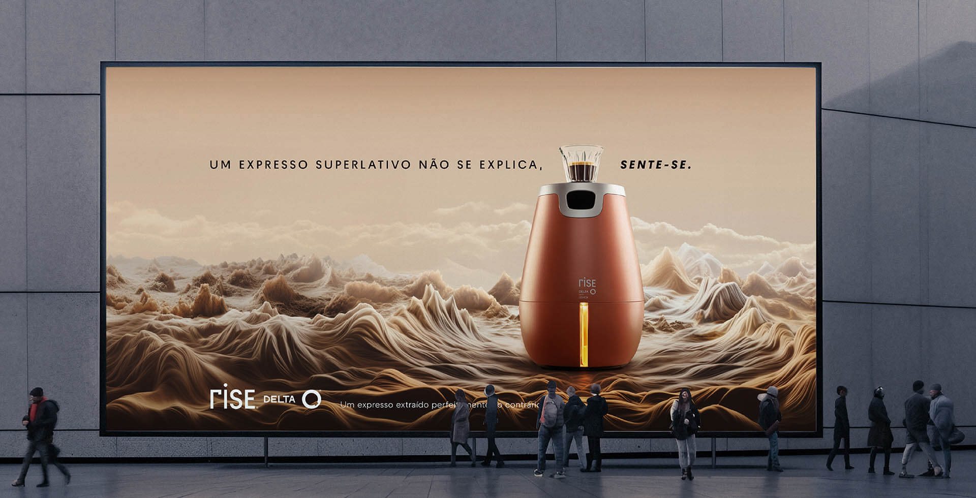 RISE billboard: a creaminess that cannot be explained